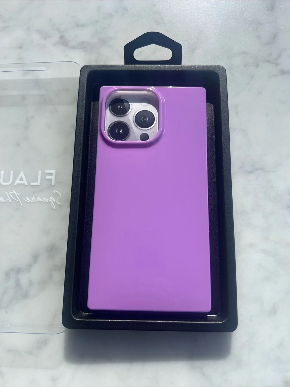 Brand New Flaunt Square Lavender iPhone 13 Pro Phone Case